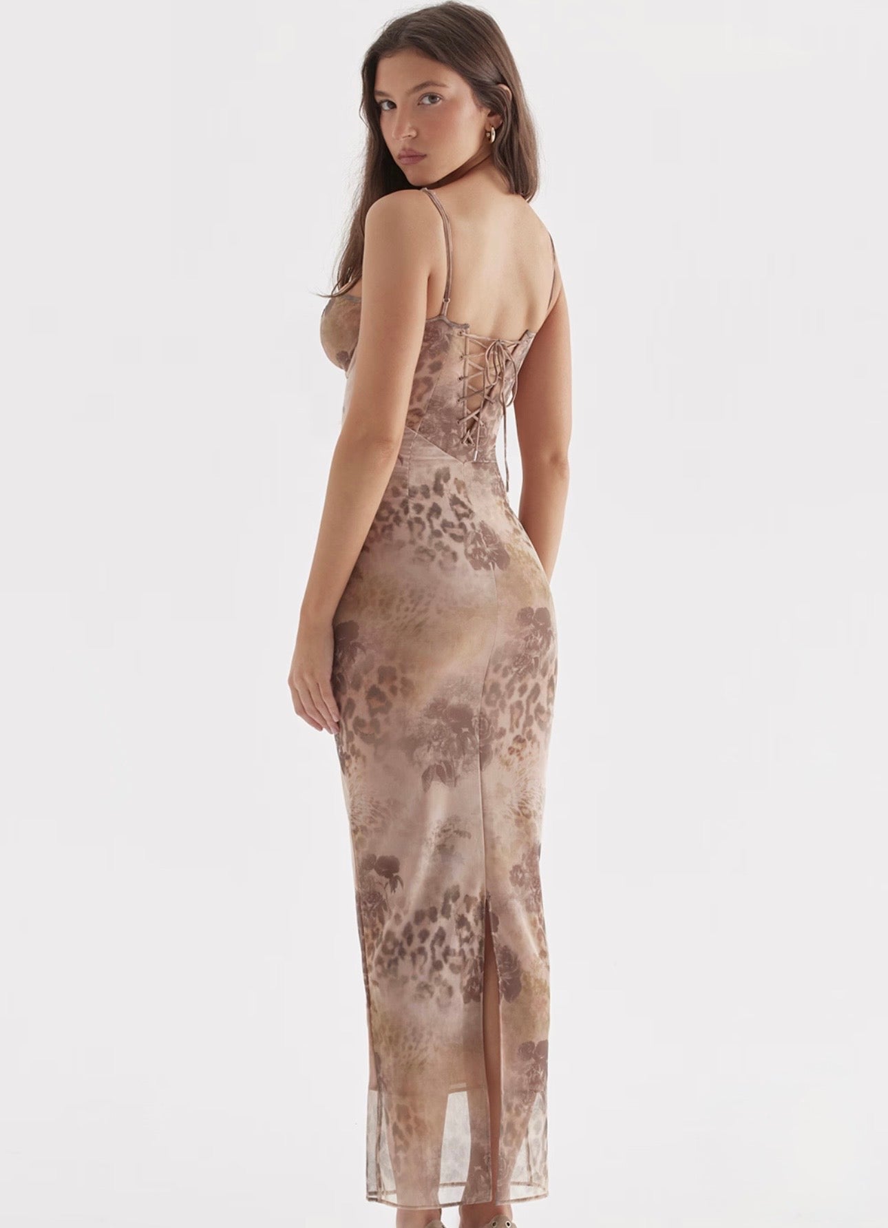 House of CB Aiza Print Dress